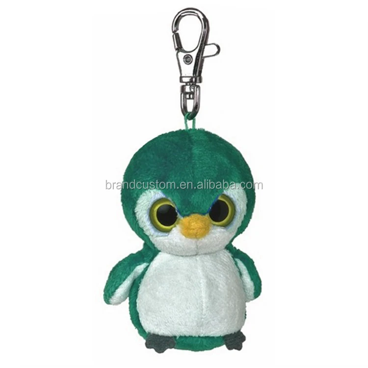 stuffed penguin keychain