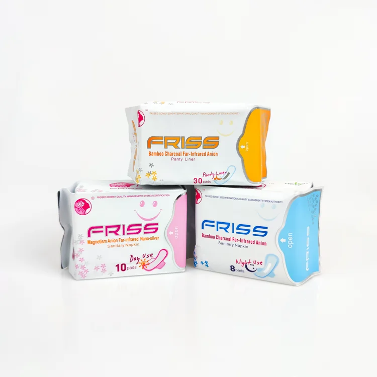 

2021 winged and super absorbent 30 pads Negative ion sanitary napkins pad