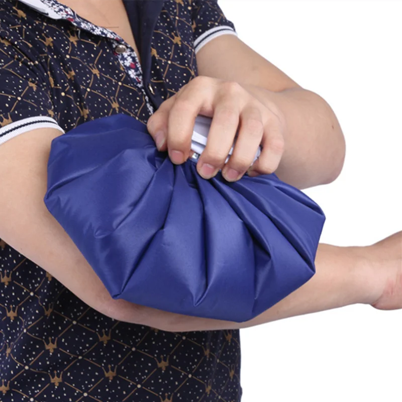 

Wholesale Pain Relief Hot Cold Therapy Reusable Ice Bag 9'' PVC Wrap Ice Pack Reusable for Injury, Customized color