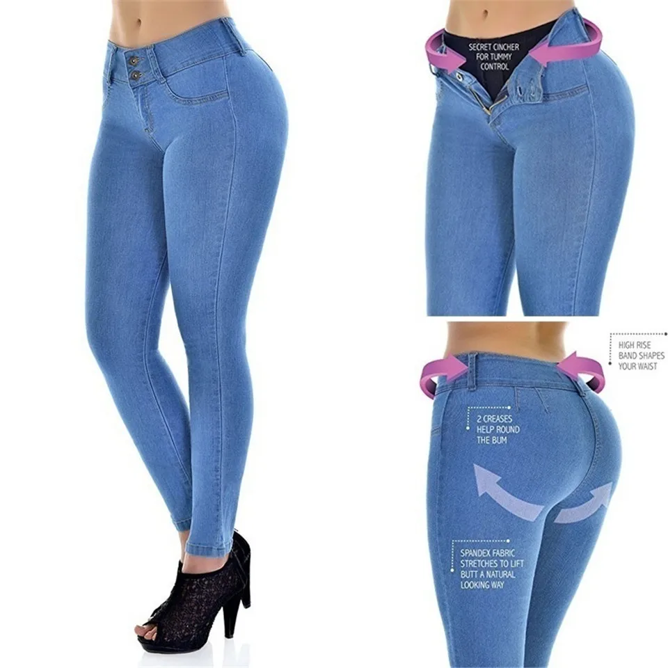 

jeans wholesale made in china judy blue jeans Tight waist booty lifting jeans