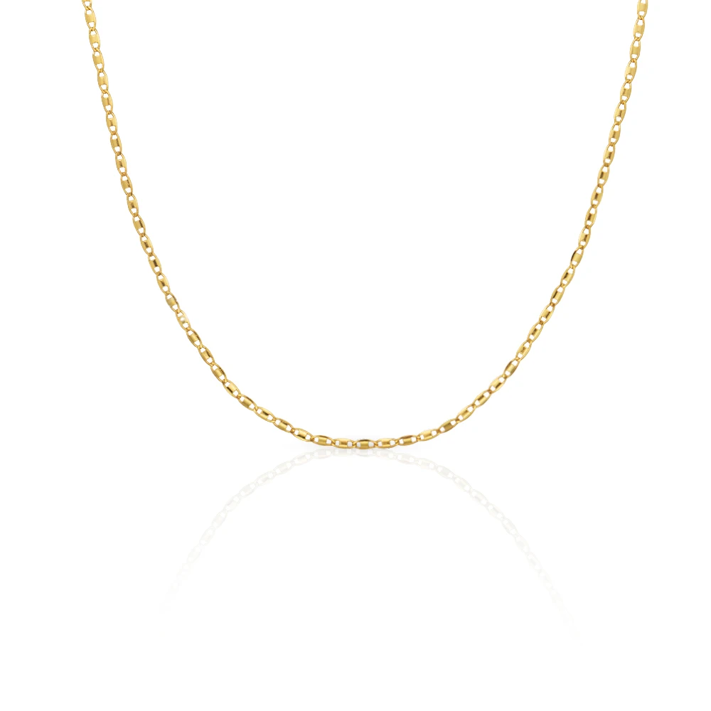 

Chris April wholesale cheap 925 sterling silver necklace for girls, Gold