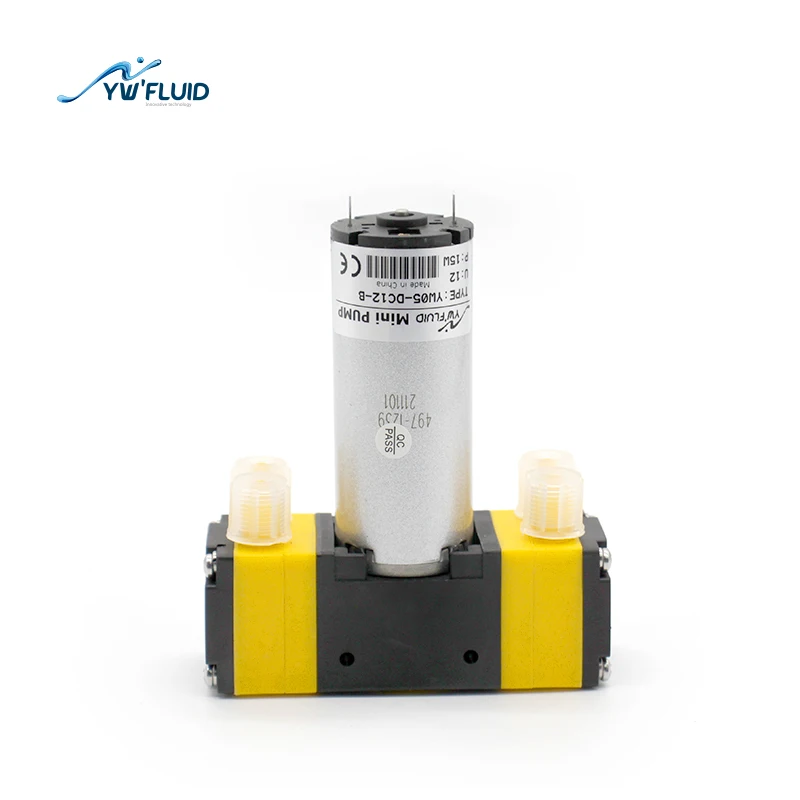 YW05-B-DC 12V/24V Micro Brush Diaphragm Pump Low Pressure 1200ml/min Fish Tank Aerator & 4L/min Oxygen Pump for Households
