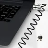 factory manufacture alloy computer notebook laptop cable chain lock with master keys