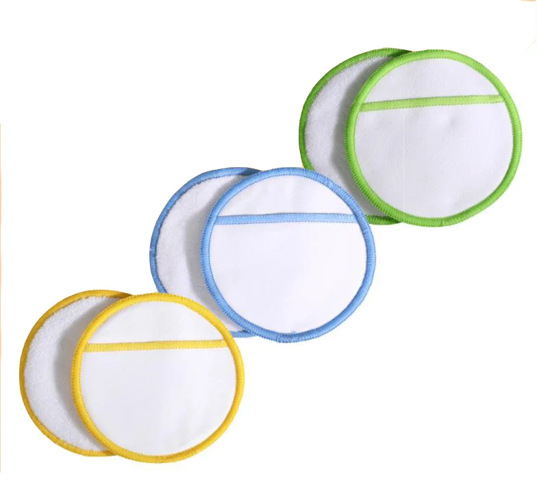 

Reusable Organic Bamboo Makeup Remover Pads Cosmetic Facial Cleansing Pads Round Bamboo Cotton Pad Set, Pink/yellow/blue/green/custom