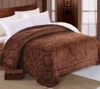 Home Use and 100% Polyester Material polyester deep embossed flannel sherpa comforter