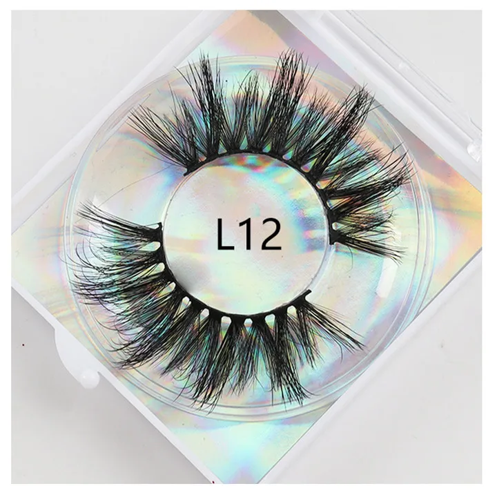 

Wholesale Premium Eyelash Private Label 3d Wispy faux mink strip lashes, Natural black