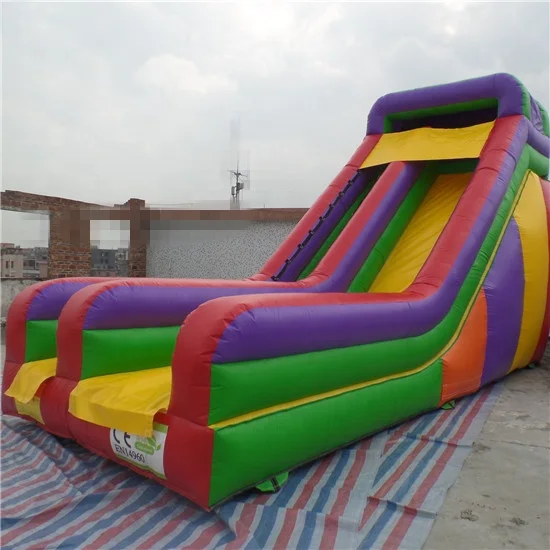high quality inflatable dry slide