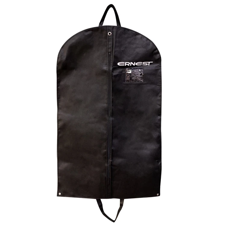 
Wholesale folding custom logo men nonwoven zippered suit cover garment bag 