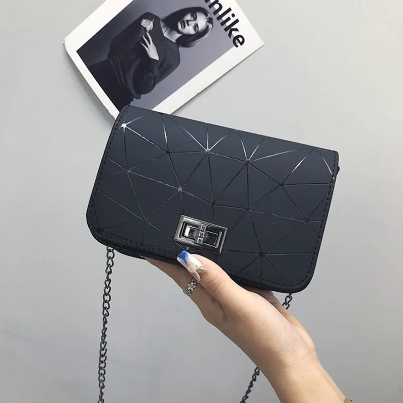 

Women Fashionable Shoulder Bags New Female Messenger Bag Handbag Chain Wild Crack Printing Wild Crossbody Bag