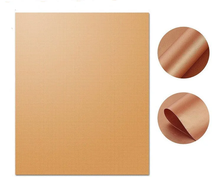 

Non stick Reusable Copper Baking Grill Mat, Cooper