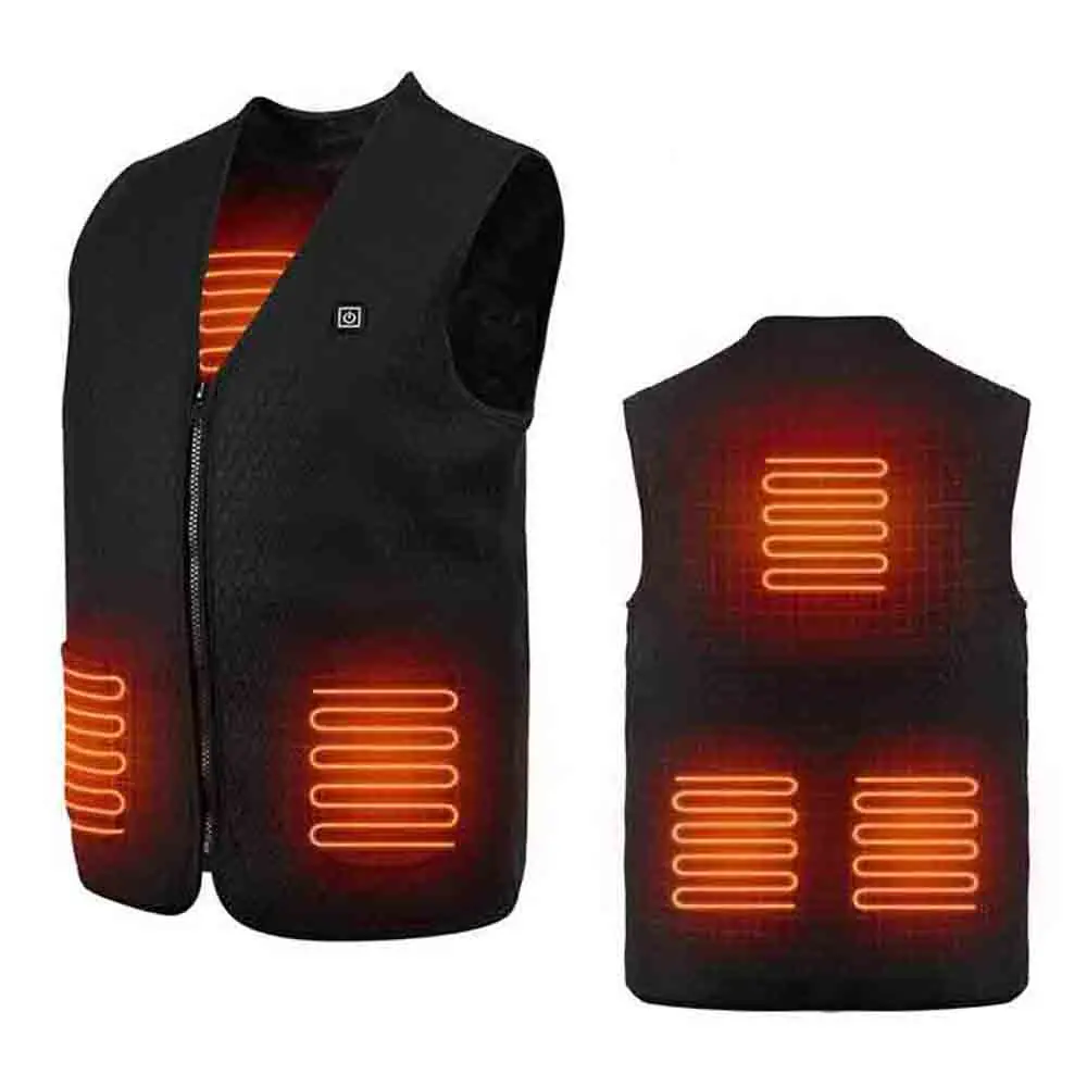 Heating Vest Usb Charging Heated Warm Vest Fever Suit Outdoor Thermal ...