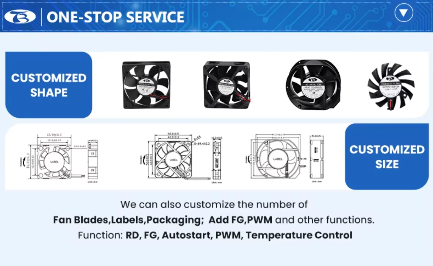 Cooling Fan, 6025, 12V, 24V, 48V - detail 16