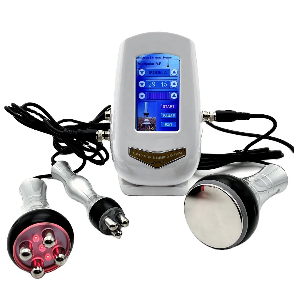 

3 in 1 Vacuum Lipo Ultrasonic Cavitation Radio Frequency Multi RF Body Slimming Machine Skin Lifting Tighten Anti-wrink