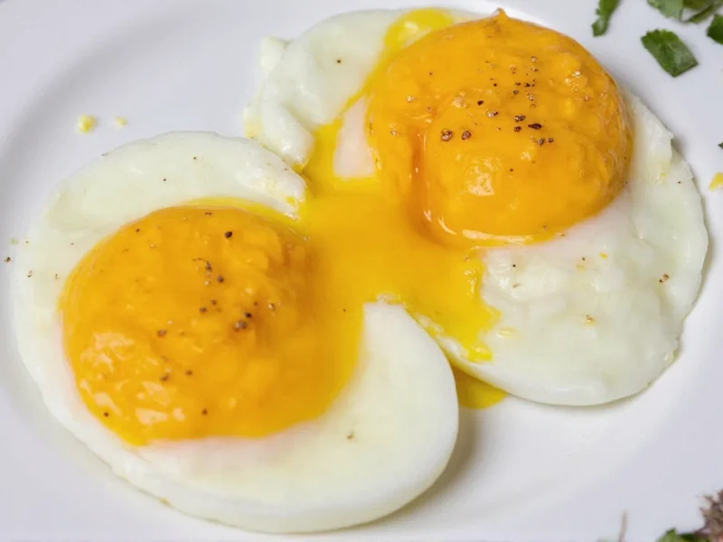 Vergleich von Eiqualitäten für mediterrane Küche