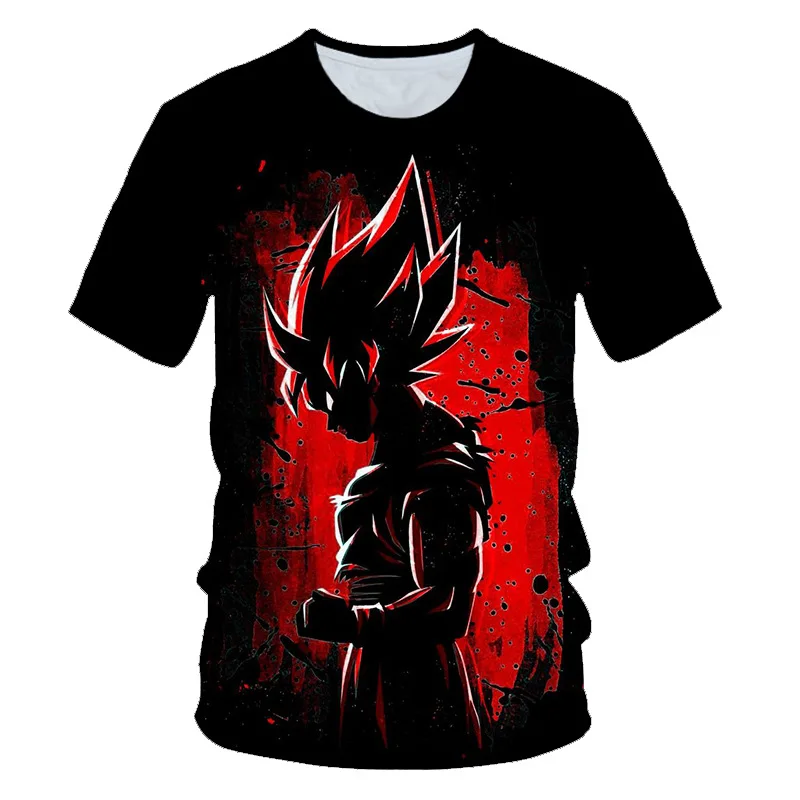 

Custom Pattern Logo plus size Goku clothing anime shirt DBZ ANIME tshirt dbz