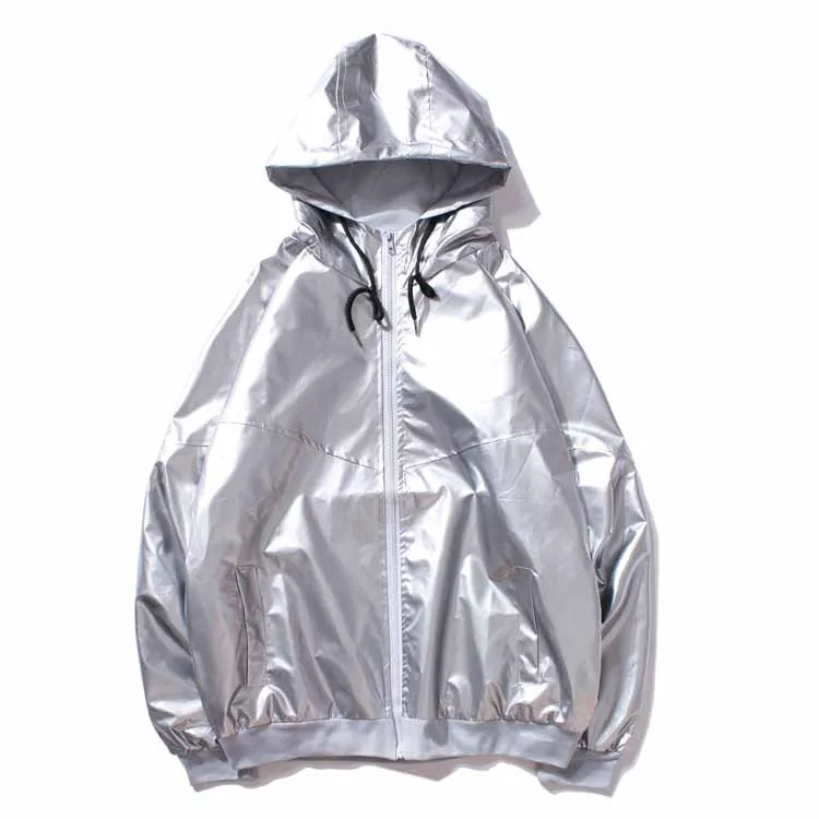 

Wholesale Jacket Metallic Hoodie Jacket For Men, Multi colors option
