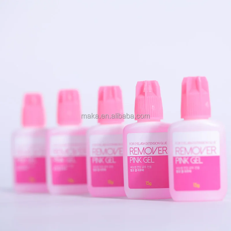 

Private label clear eyelash glue remover 15ml fast remove lash extension glue gel removal