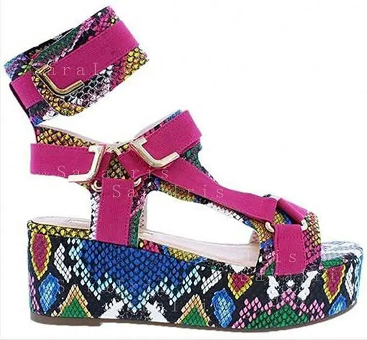 

2021 Ins Manufacturer High Quality Cheap Sandals For Women, White , snake