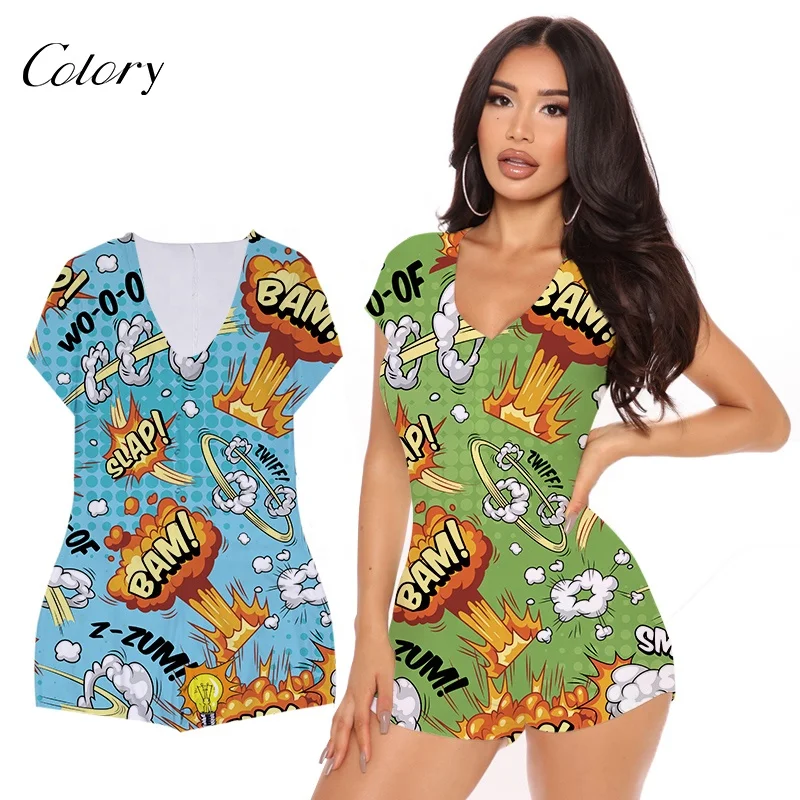

Colory 2021 Short Sleeve Summer 2 Piece Outfits Print Gradient Shorts Sets For Women Two Piece Plus Size Women 2 Piece Set Short, Customized color