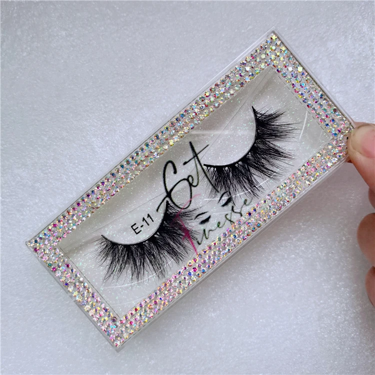 

create your own brand real mink eyelashes 3d mink lashes with custom package rhinestone box