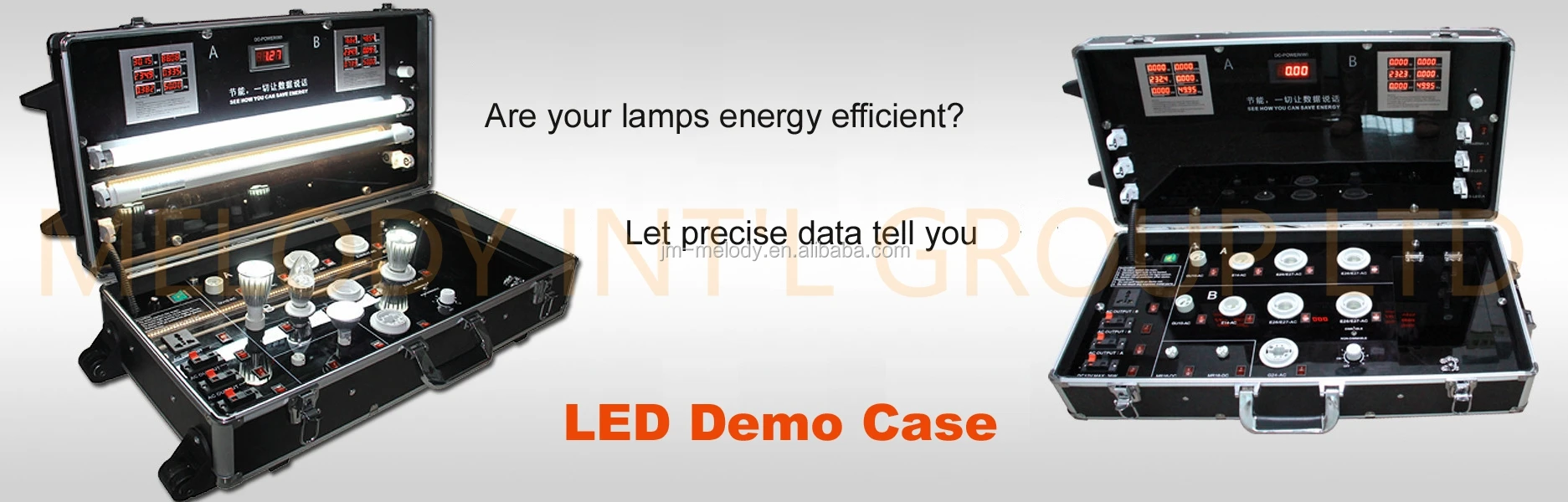 L30w20 Led Demo Case Led Testing Suitcase Led Bulb Display Aluminum