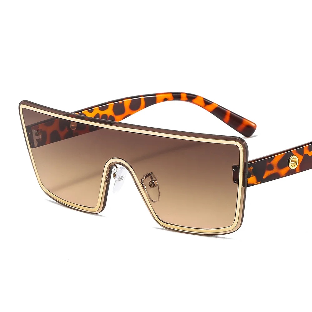 

High Quality Fashion Vintage Famous designer Eyewear Falt Top One Piece Lens Sunglasses lentes de sol