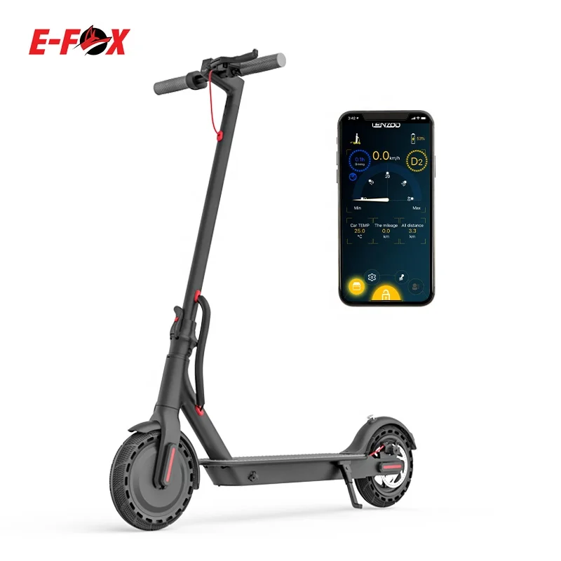 

E-fox Adult Foldable Cheap Mobility Escooter Electric Electrical Kick Scooter mi electric scooter pro 2, Black