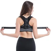 

New Design Wholesale Adjustable Breathable Back Support Brace Posture Corrector with Soft Sponge Pad