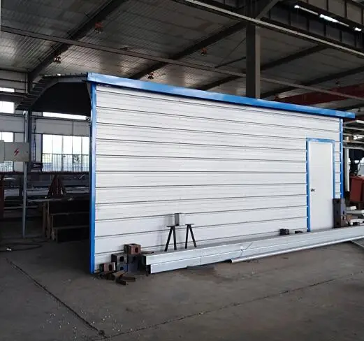 Boxed Eave Metal Shed Steel Structure Carport Garage Made In China