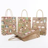 Wholesale Custom Order Offset Printing Surface Handling Kraft paper bag