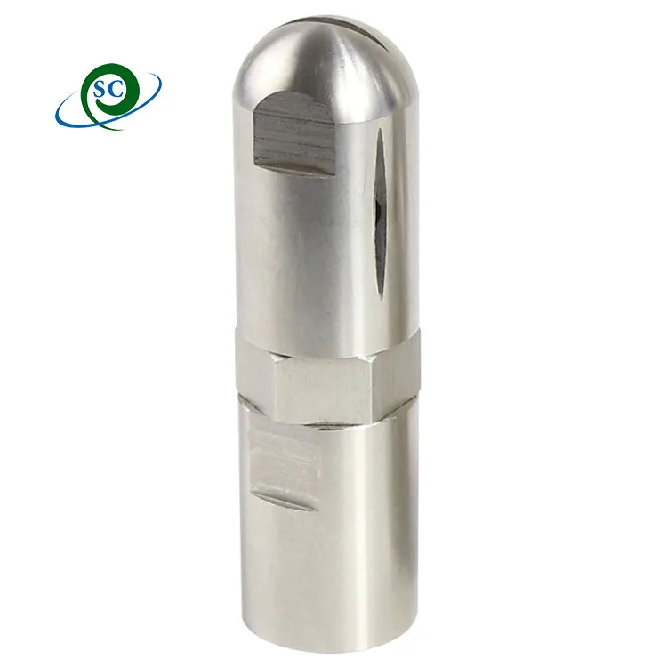 CS Customized 3/4'' Thread Fan Shape 360 Degree Rotating tank Cleaning  Nozzle