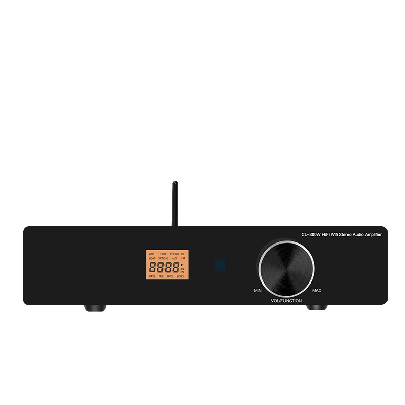 

CL-300W Airplay2 Wifi BT HDM I Vinyl PHONO optical USB karaoke smart home audio system home audio power amplifier