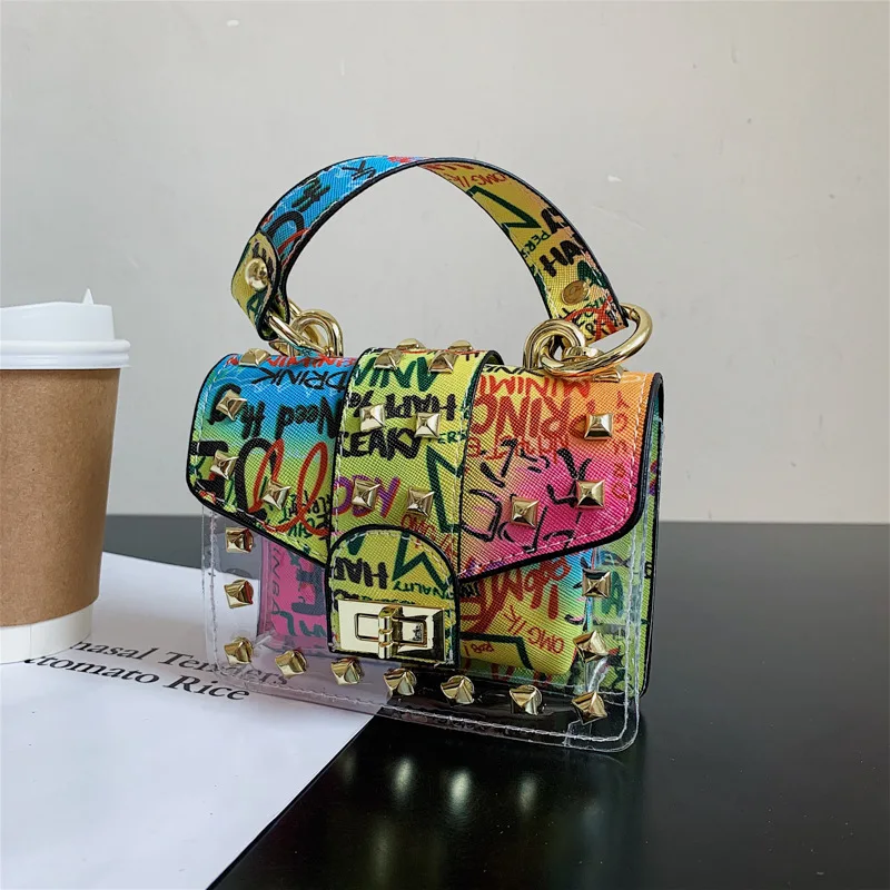 

Lady square shoulder bags mini tot purse women leather handbag, 7 colors
