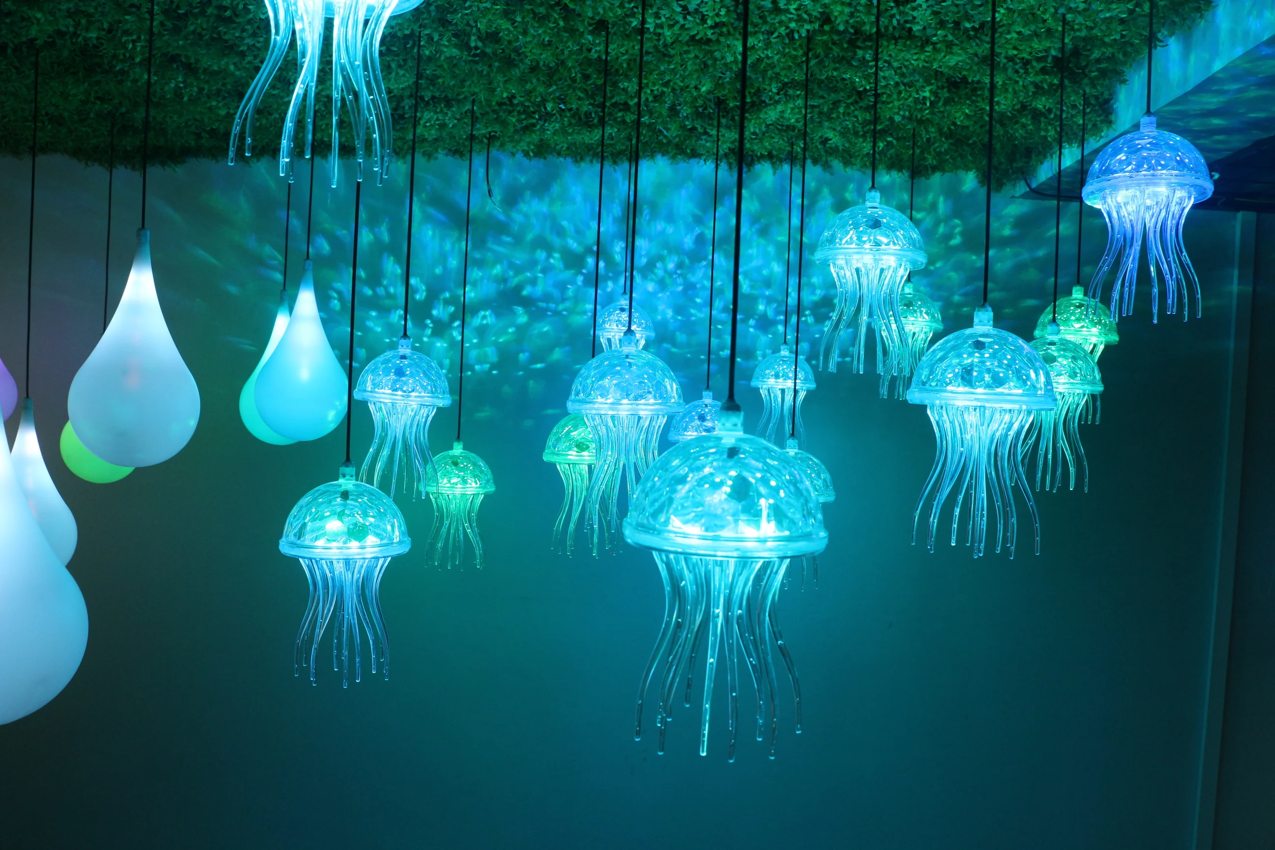 Plaza Night Lamp Jellyfish Rgb Colors Changing For Event Wedding ...