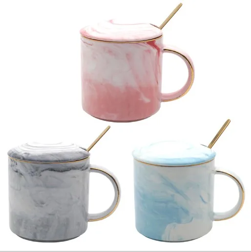 

Nordic Marble Mug Creative Ceramic Cup Lovers Cup Coffee Milk Cup