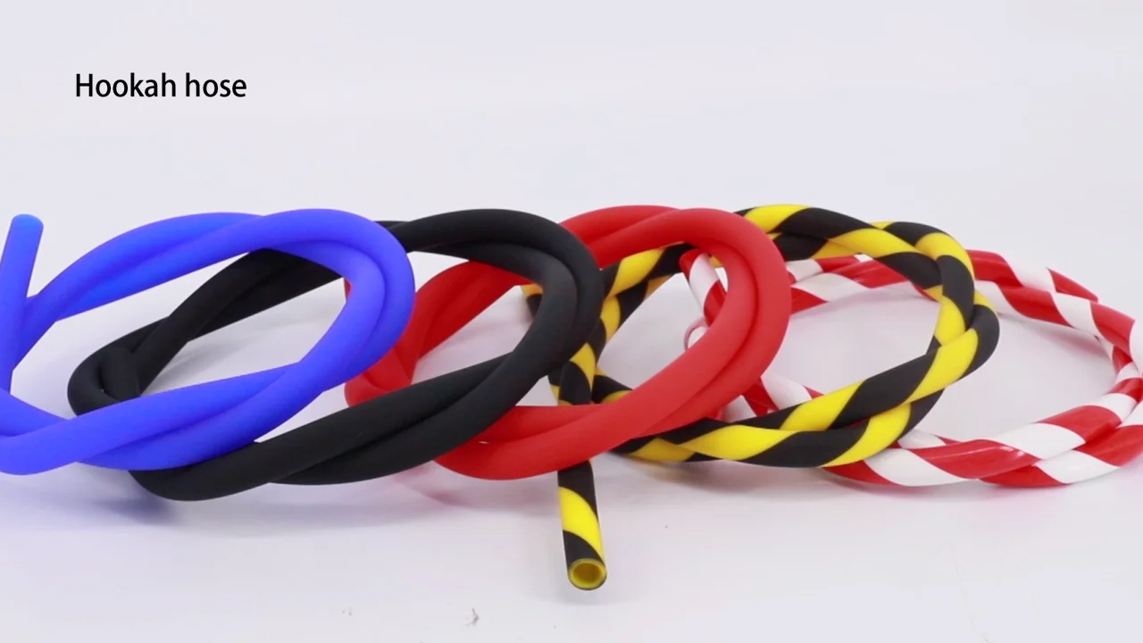 High Quality Flexible Silicone Hookah Hose Colorful Can Be Samples