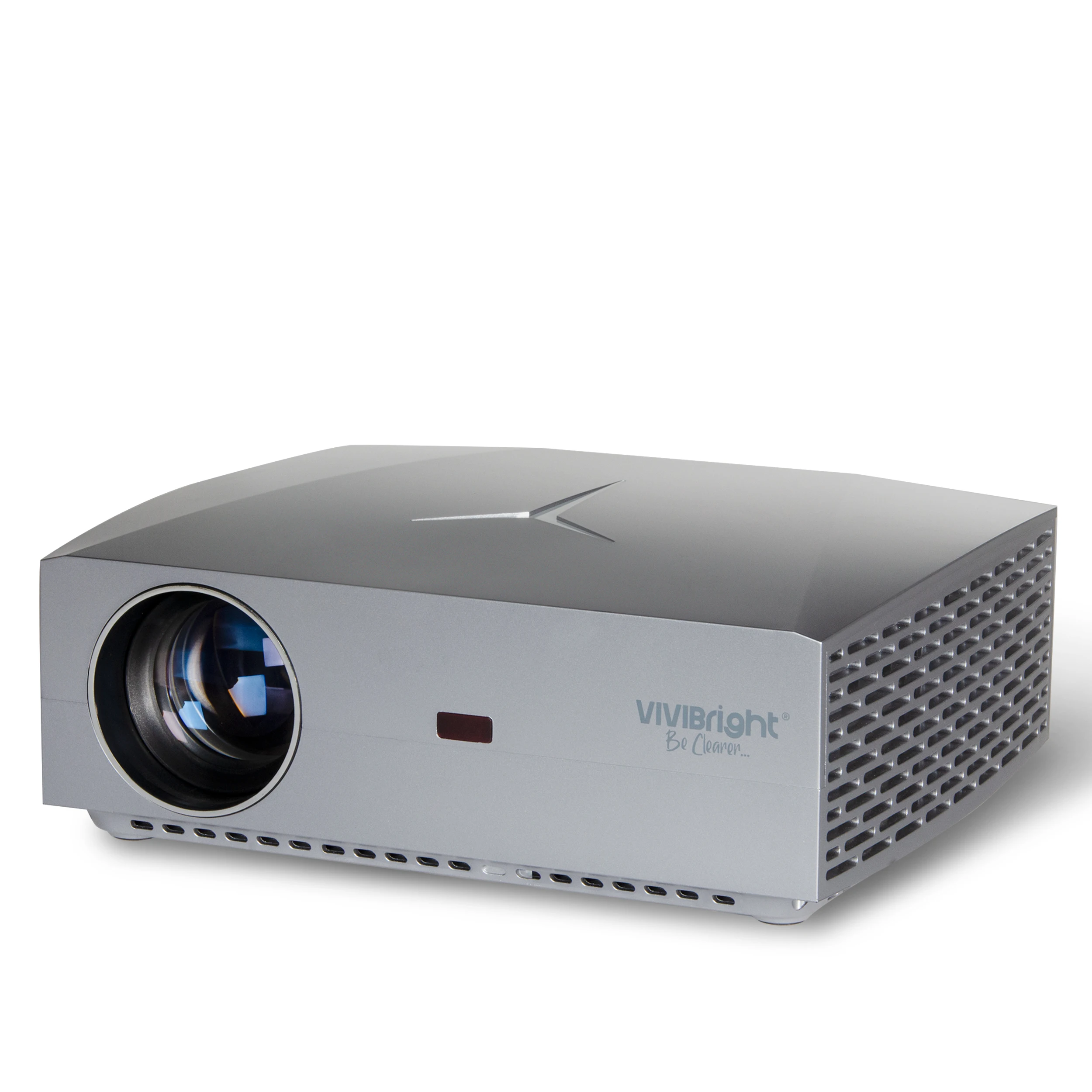 

1080P HD home tv F40 manual focus and lens hot sale christmas window projector stereo speaker projectors