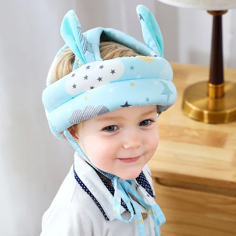 

high quality Baby Hat Safety Helmet Cotton Adjustable Baby Protective Helmet For Walk Crawl