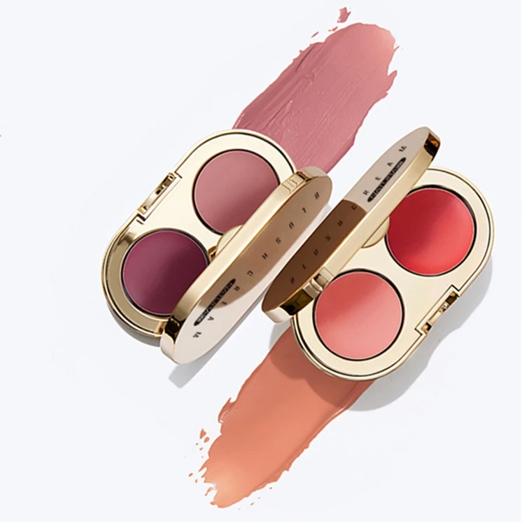 

Moisturize and Brighten Skin Nature Double Color Blush Cream, 2colors