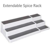 

Expandable Kitchen Cabinet Pantry Spice Rack Shelf Storage Organizer