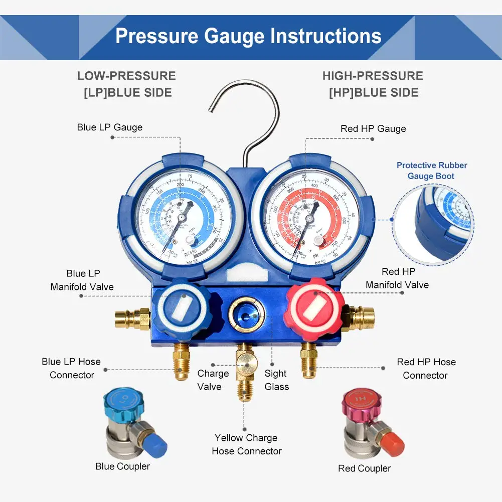 Hvac Vacuum Pump Tool Kit Hot Sale In Amazon Mini Air Condition Repair