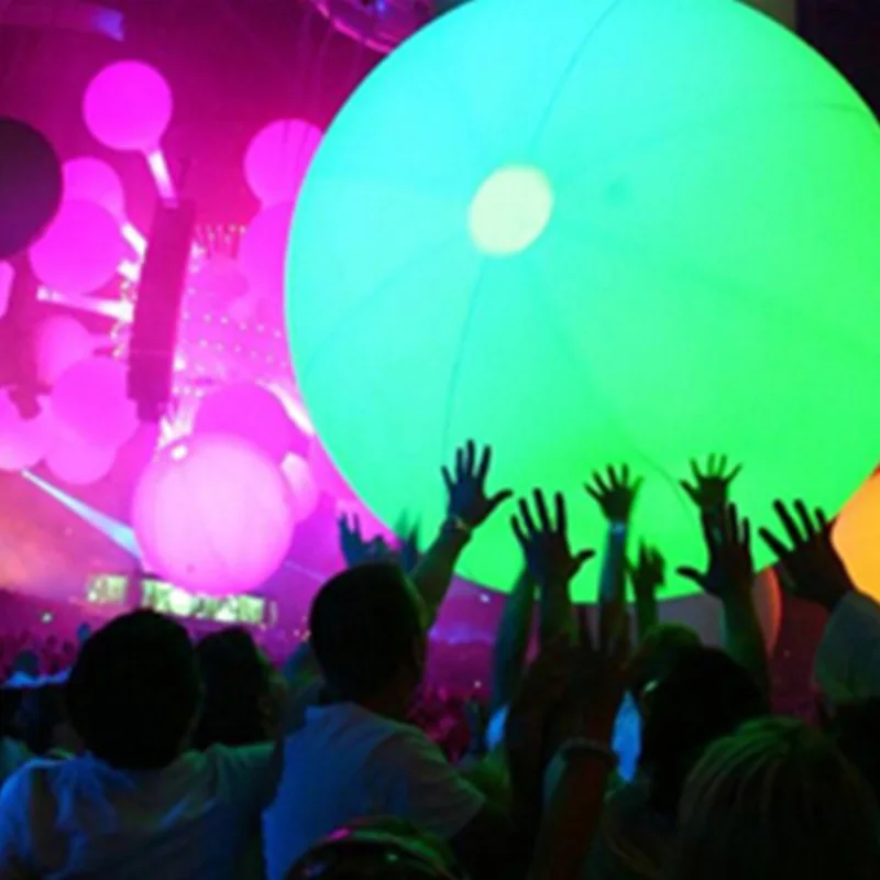 魔术充气音乐会气球带led照明,舞蹈舞台气球广告充气触摸球出售沙滩球