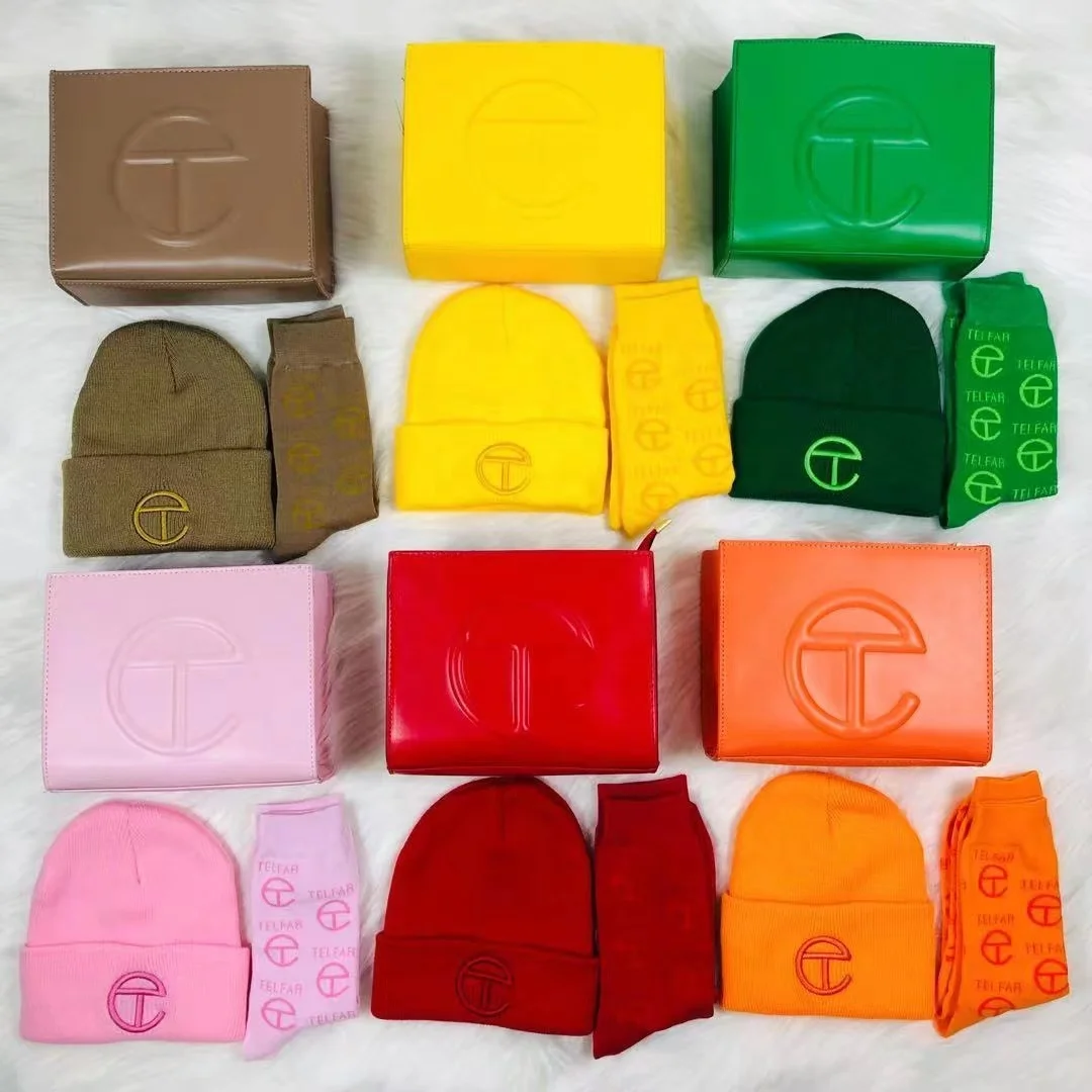 

Fashion Designer Handbags Famous Brands Telfar Bags Women Handbags Ladies Shoulder Luxury Telfar Hats and Purses Set