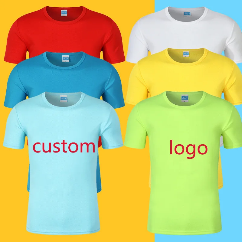 

CT0003 Custom wholesale unisex sports gym dry fit print blank round neck designer Veracap polyester men tee T Shirt