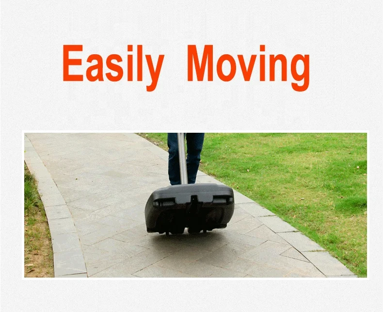 
Outdoor Parasol Banana 60L Water Filled Umbrellas plastic base 