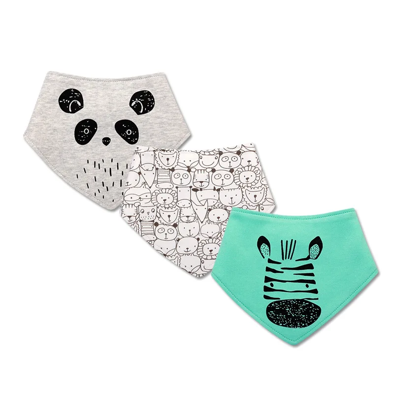 

Wholesale 3 Pack Baby Bandana Bibs Upsimples Baby Boys Girls Bib for Drooling Teething in Stock