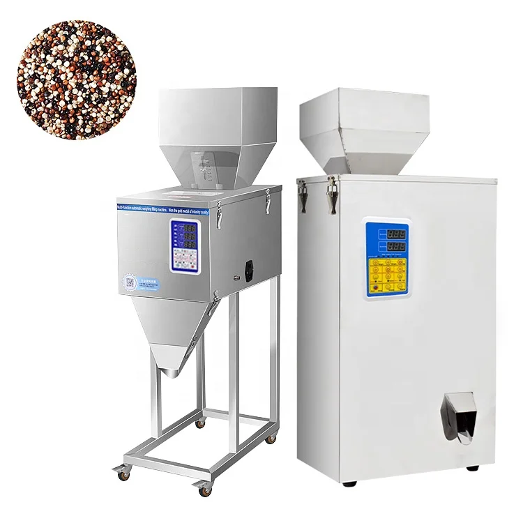 

1-3000g Medium Model Fully Automatic Weighing Filling Machine for Powder Granule Particle Collocation Packing Machine Vibration