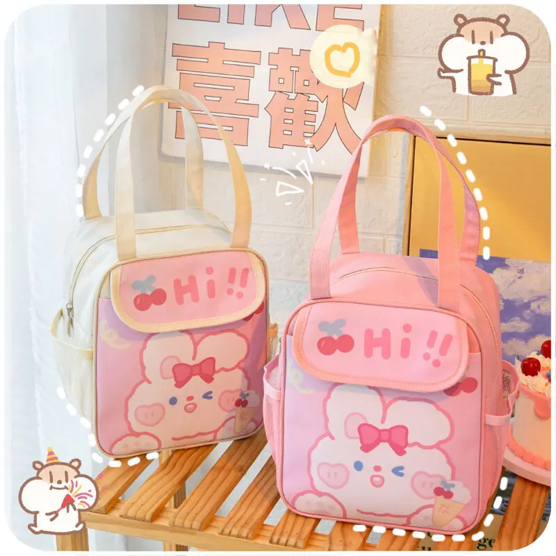 

Lunch box bag ins cute thermal portable large-capacity lunch bag, Picture color