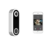 HD 1080P resolution security system protection 5000mAh rechargeable Li-ion battery cctv intercom doorbell peephole camera