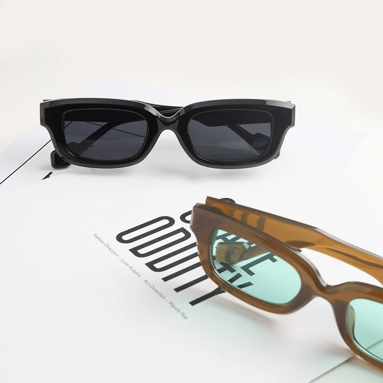 

Stylish Sunglasses 2021 Retro Classic Frame Face European And American Trend Women Summer Men Small Square